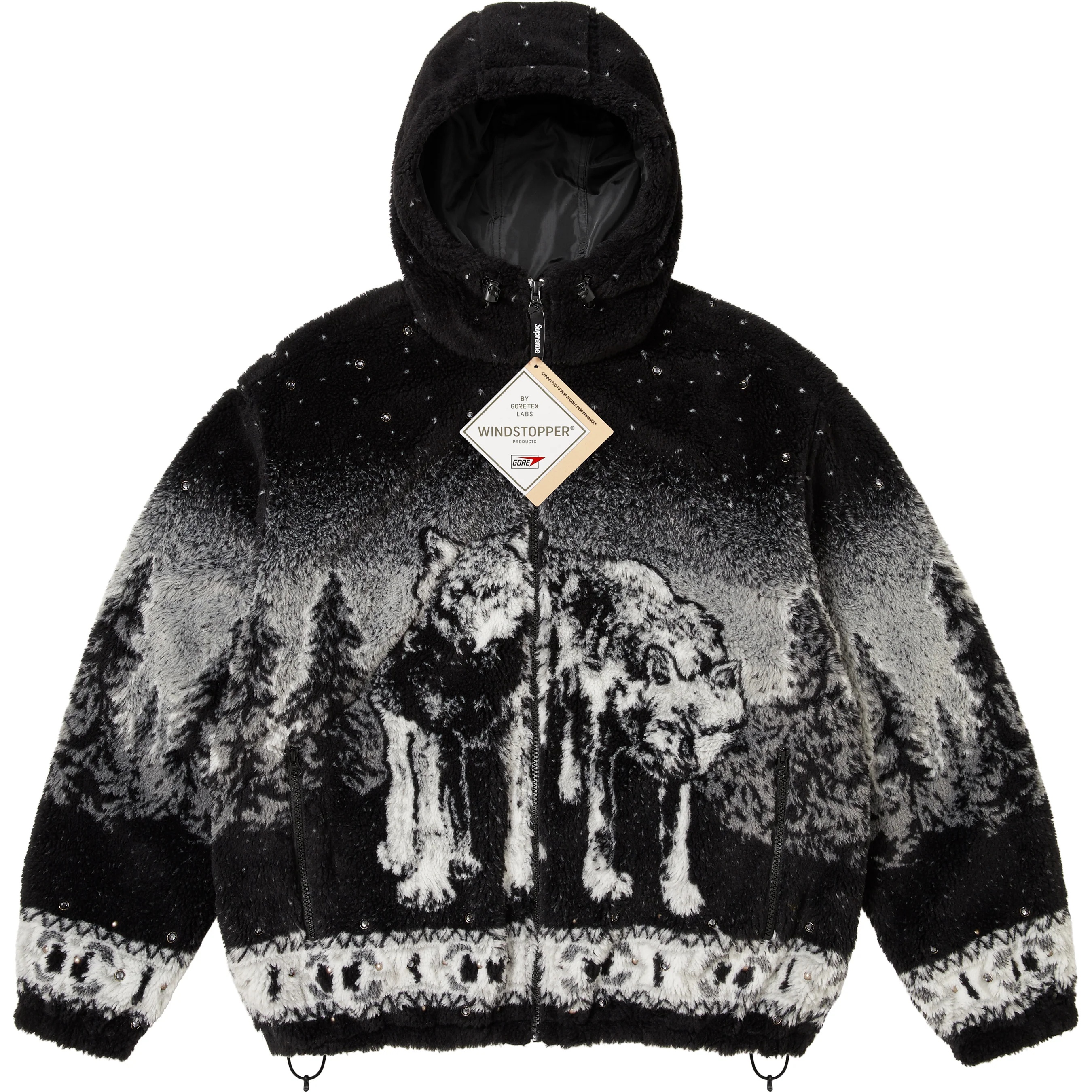 Supreme®/b.b. Simon Reversible Hooded Fleece Jacket view 17